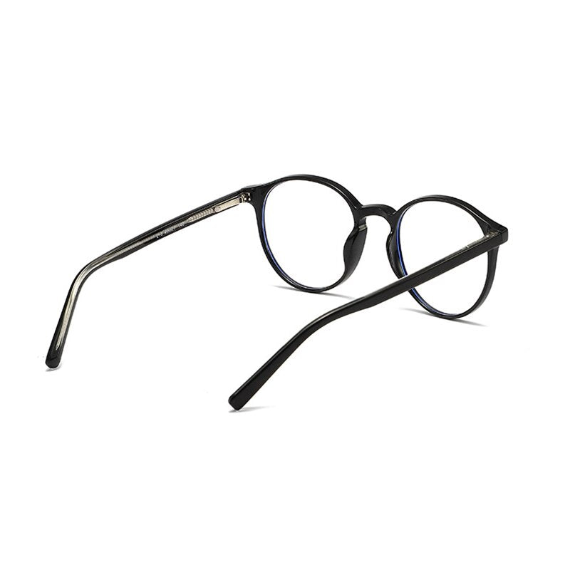 Handoer Unisex Full Rim Round Tr 90 Eyeglasses 210 Full Rim Handoer