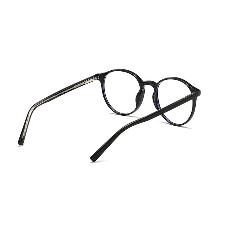 Handoer Unisex Full Rim Round Tr 90 Eyeglasses 210 Full Rim Handoer