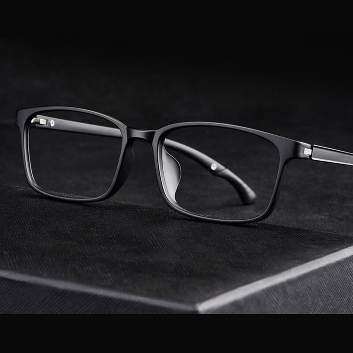 Handoer Men's Full Rim Square Acetate Eyeglasses 5106 Full Rim Handoer