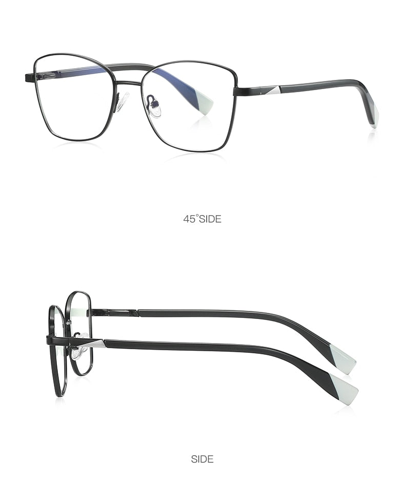 Hotochki Unisex Full Rim Square Alloy Frame Eyeglasses 3010 Full Rim Hotochki