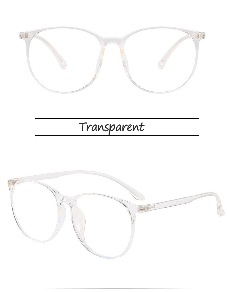 Hotony Unisex Full Rim TR 90 Resin Round Frame Eyeglasses 5703 Full Rim Hotony