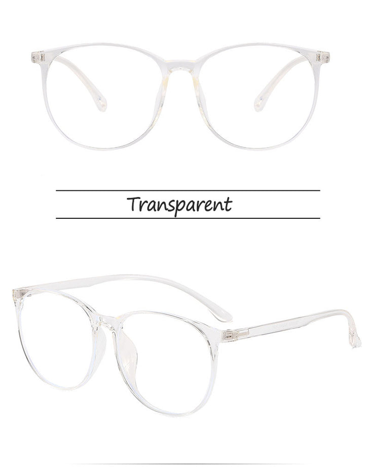 Hotony Unisex Full Rim TR 90 Resin Round Frame Eyeglasses 5703 Full Rim Hotony