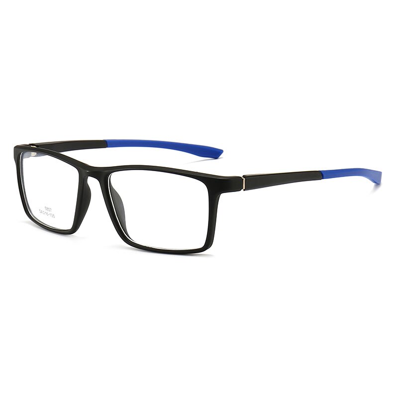 Hotochki Unisex Full Rim PC Plastic Resin Frame Eyeglasses 5807 Full Rim Hotochki Blue  