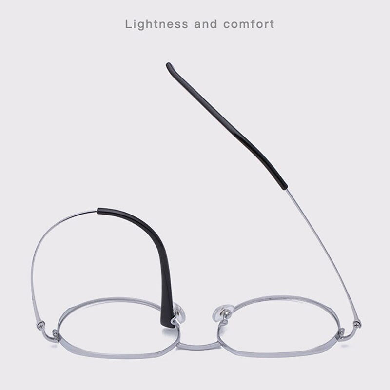 Hotony Unisex Full Rim Alloy Round Frame Eyeglasses 1121 Full Rim Hotony