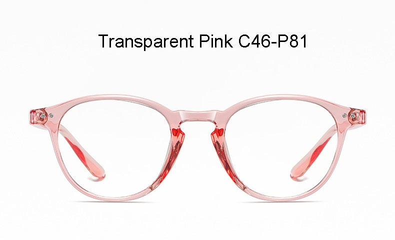 Hotochki Unisex Full Rim Round TR-90 Resin Frame Eyeglasses 2318 Full Rim Hotochki