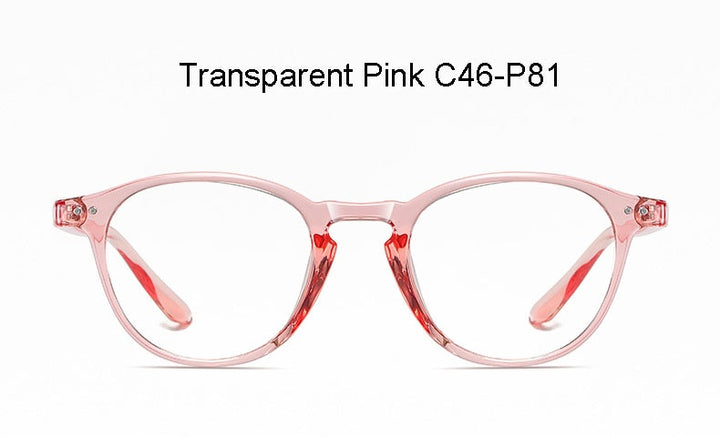 Hotochki Unisex Full Rim Round TR-90 Resin Frame Eyeglasses 2318 Full Rim Hotochki
