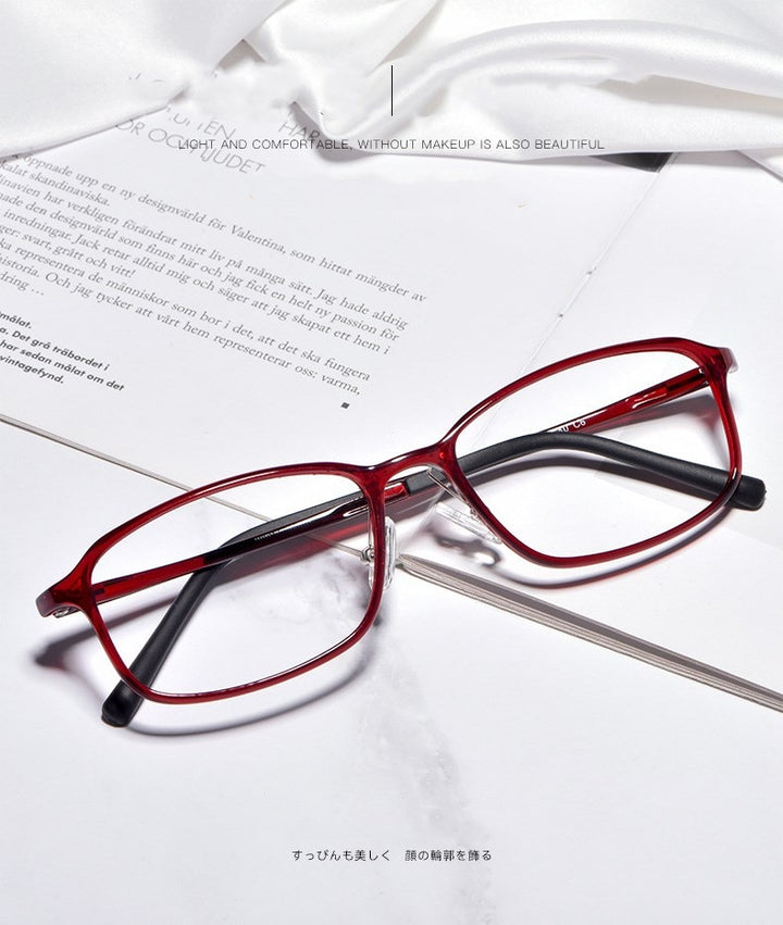 Yimaruili Unisex Full Rim TR 90 Resin Frame Eyeglasses M8003 Full Rim Yimaruili Eyeglasses