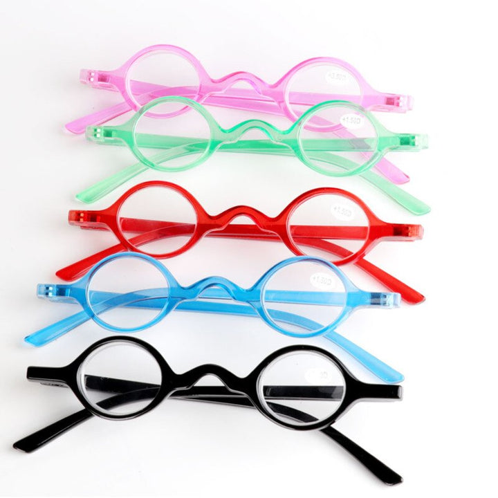Brightzone Unisex Full Rim Round Acetate Reading Glasses Hc46 Reading Glasses Brightzone