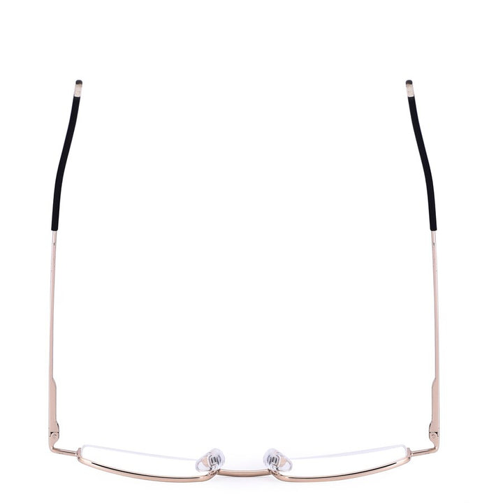 Brightzone Women's Semi Rim Square Alloy Acetate Reading Glasses R995 Reading Glasses Brightzone