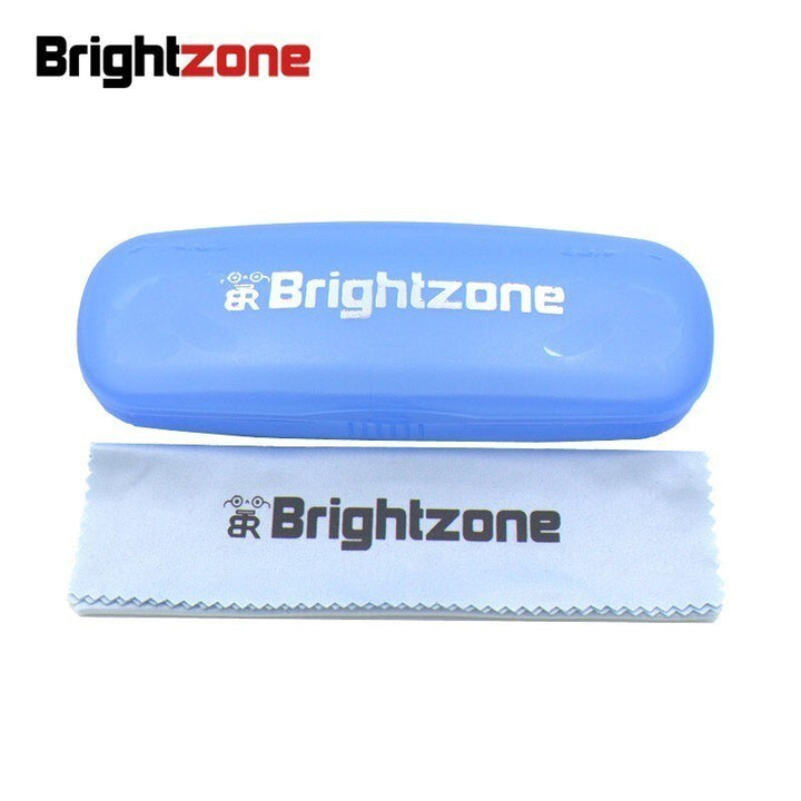 Brightzone Unisex Semi Rim Square Acetate Reading Glasses 2825 Reading Glasses Brightzone