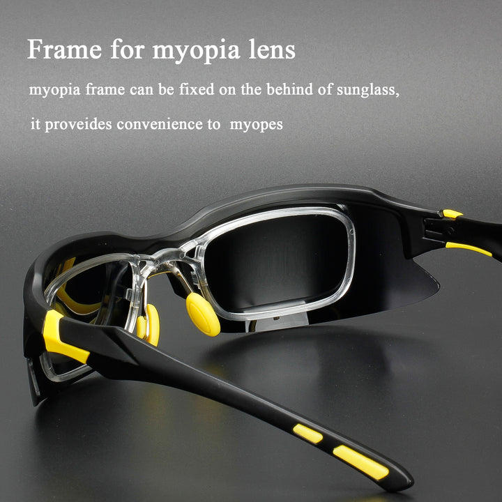 Comaxsun Men's Polarized Full Rim Rectangle Acetate Sport Sunglasses XQ129 Sunglasses Comaxsun
