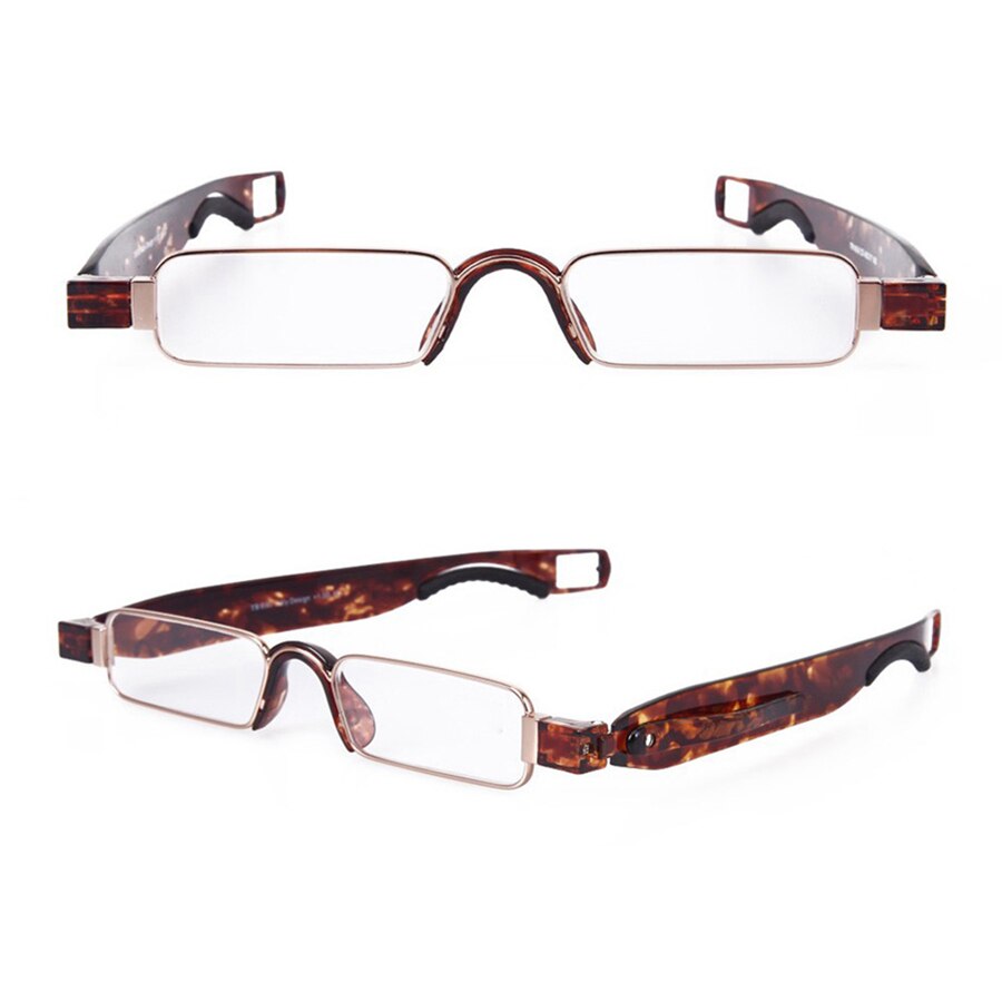 Brightzone Unisex Semi Rim Acetate Alloy Reading Glasses 360f Reading Glasses Brightzone