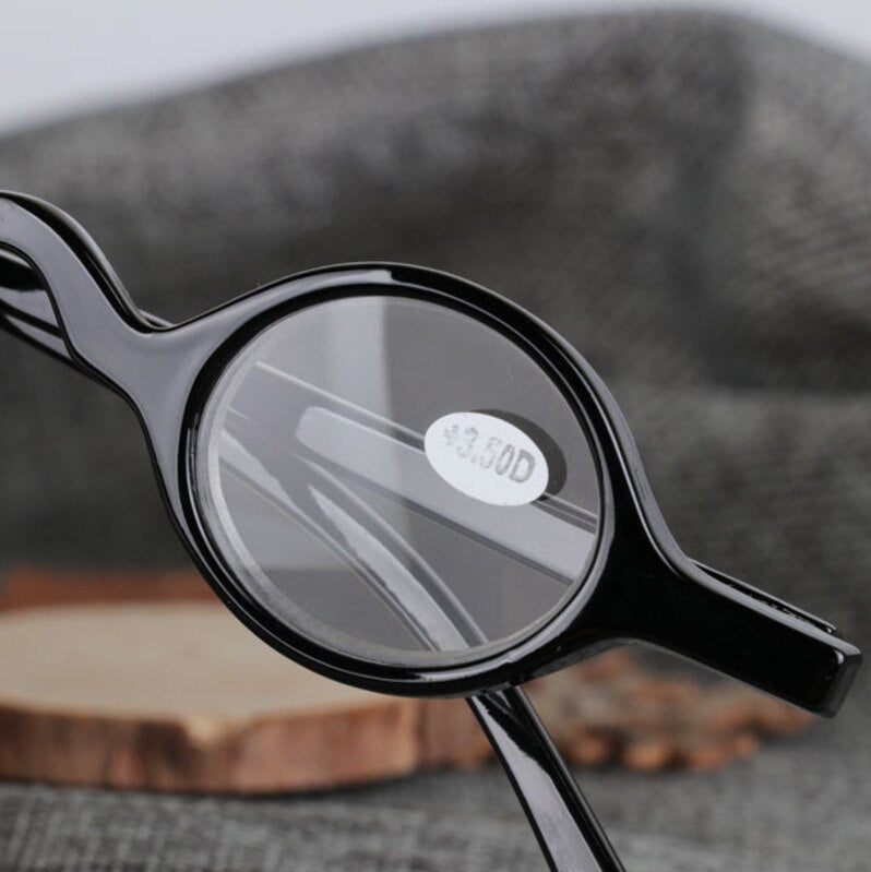Brightzone Unisex Full Rim Round Acetate Reading Glasses Hc46 Reading Glasses Brightzone