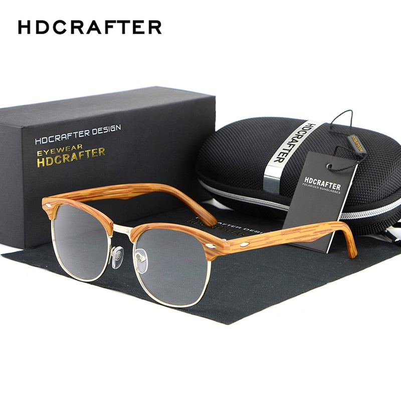 Hdcrafter Unisex Full Rim Round Acetate Frame Eyeglasses L8056 Full Rim Hdcrafter Eyeglasses