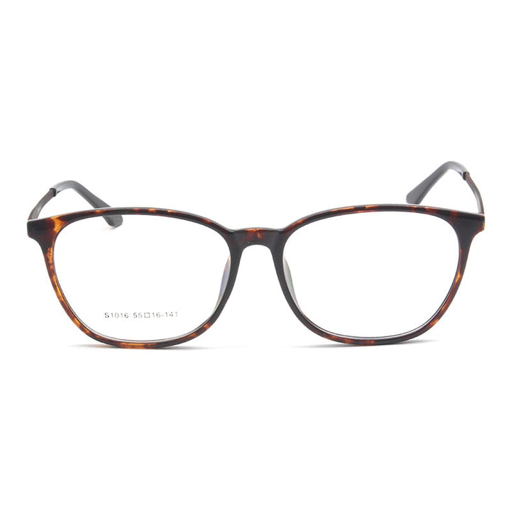 Reven Jate Unisex Full Rim Square Acetate Eyeglasses S1016 Full Rim Reven Jate