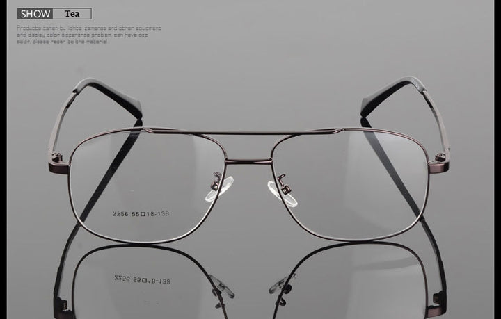 Hotochki Unisex Full Rim Round Box Alloy Frame Eyeglasses 2256 Full Rim Hotochki