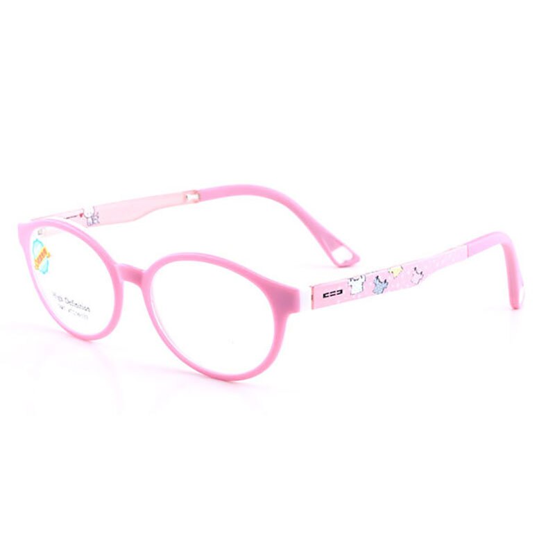 Reven Jate 5687 Child Glasses Frame For Kids Eyeglasses Frame Flexible Frame Reven Jate Pink  