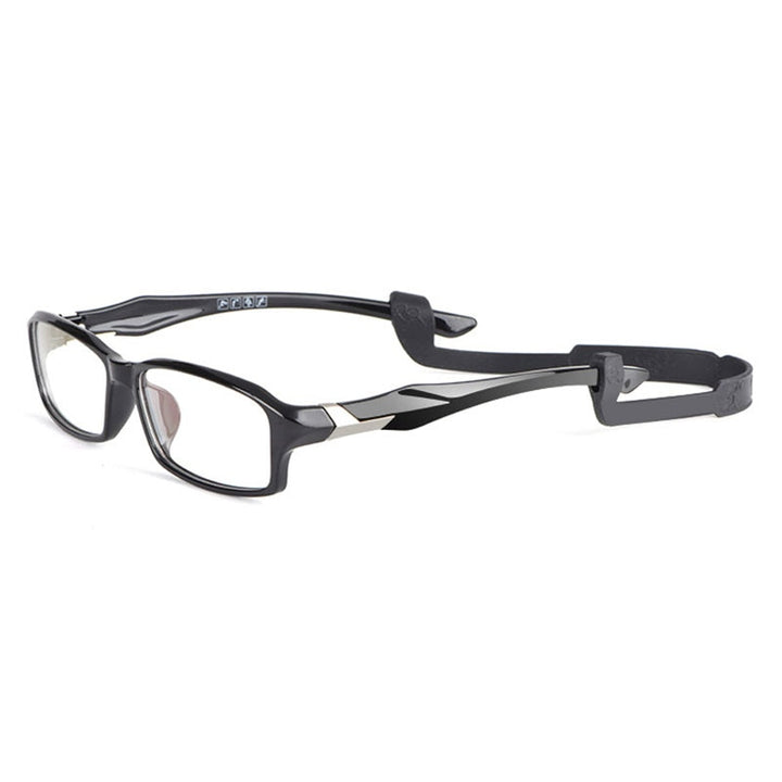 Reven Jate Unisex Full Rim Square Acetate Eyeglasses R6059 Full Rim Reven Jate