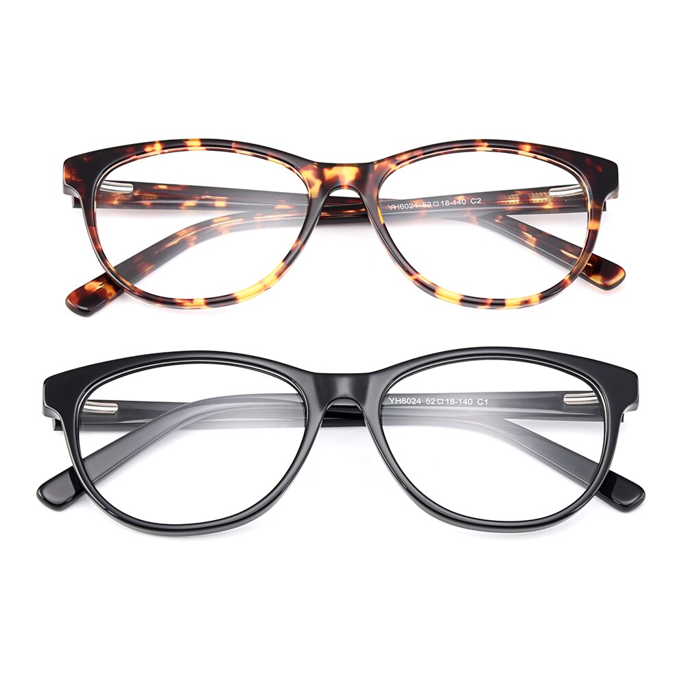 Gmei Women's Eyeglasses Acetate Cat Eye Full Rim Spring Hinges Yh6024 Full Rim Gmei Optical