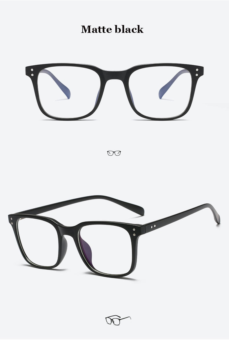 Hotochki Unisex Full Rim TR-90 Resin Square Acetate Frame Eyeglasses 5025 Full Rim Hotochki