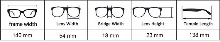 Reven Jate Men's Semi Rim Rectangle Tr 90 Titanium Eyeglasses 9036 Semi Rim Reven Jate