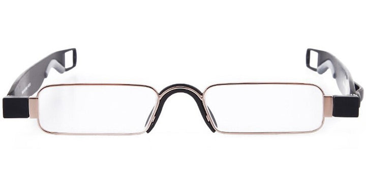 Brightzone Unisex Semi Rim Acetate Alloy Reading Glasses 360f Reading Glasses Brightzone
