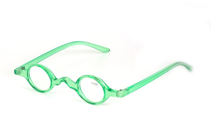 Brightzone Unisex Full Rim Round Acetate Reading Glasses Hc46 Reading Glasses Brightzone +150 Green