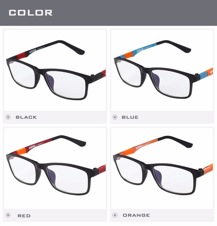 Reven Jate Unisex Full Rim Square Ultem Eyeglasses 6002 Full Rim Reven Jate