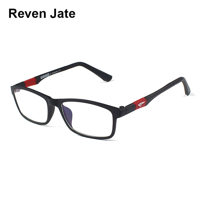 Reven Jate Unisex Full Rim Square Ultem Eyeglasses 6002 Full Rim Reven Jate