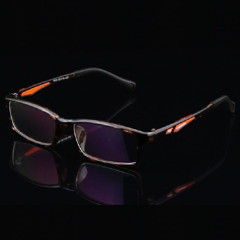 Hotochki Men's Full Rim Rectangular TR-90 Resin Sport Frame Eyeglasses 5025 Full Rim Hotochki Orange