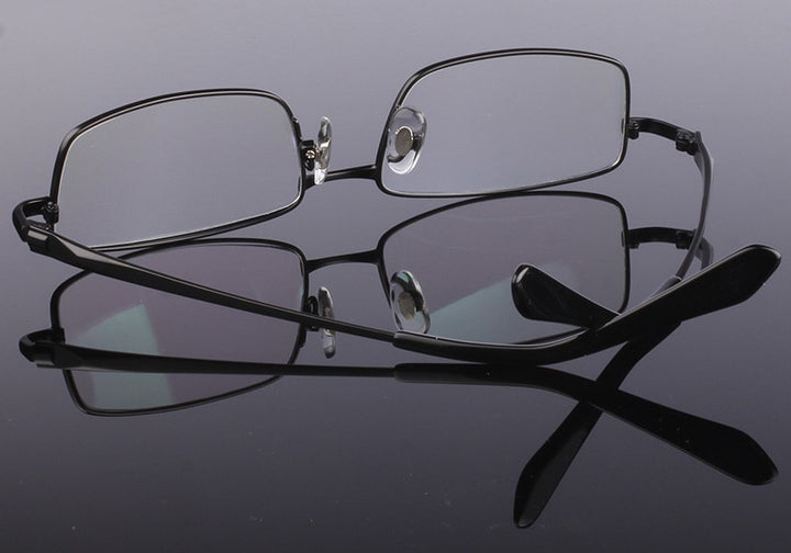 Hotochki Men's Full Rim Rectangular Titanium Frame Eyeglasses 2256 Full Rim Hotochki