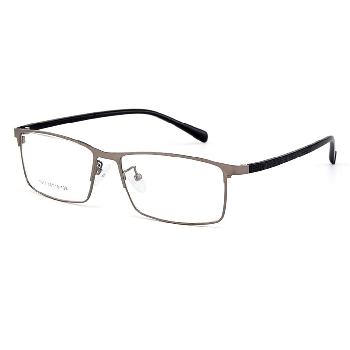 Gmei Men's Eyeglasses Semi Rim Titanium Alloy Square Y7011 Semi Rim Gmei Optical