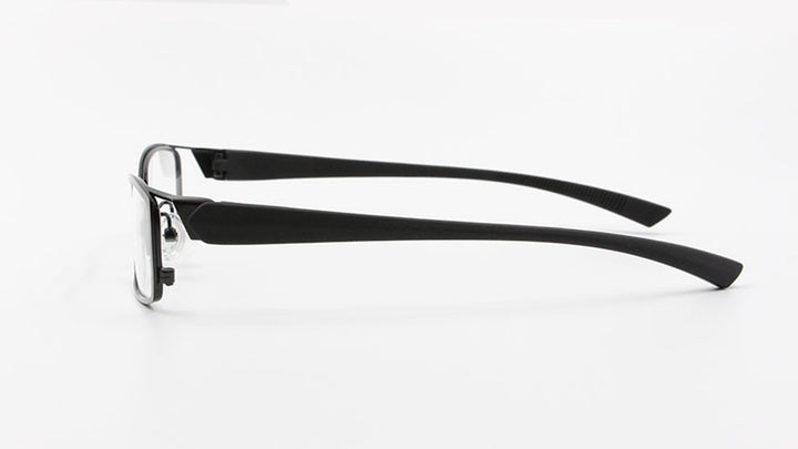 Bclear Men's Full Rim Alloy Frame Eyeglasses TR-90 Temples S1976 Full Rim Bclear