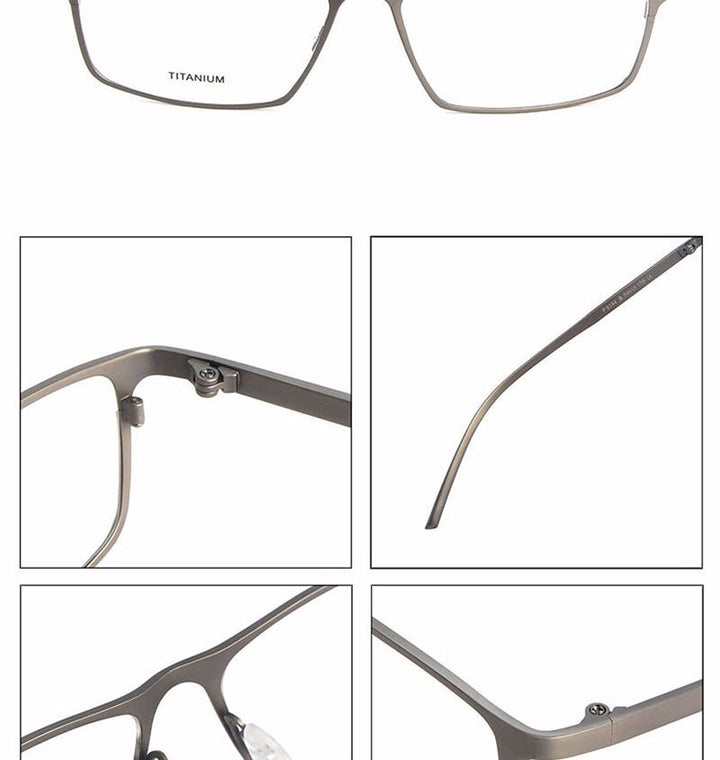 Reven Glasses Eyeglasses P8184 Titanium Business Men Eye Glasses Eyewear Spectacles Frame Reven Jate   