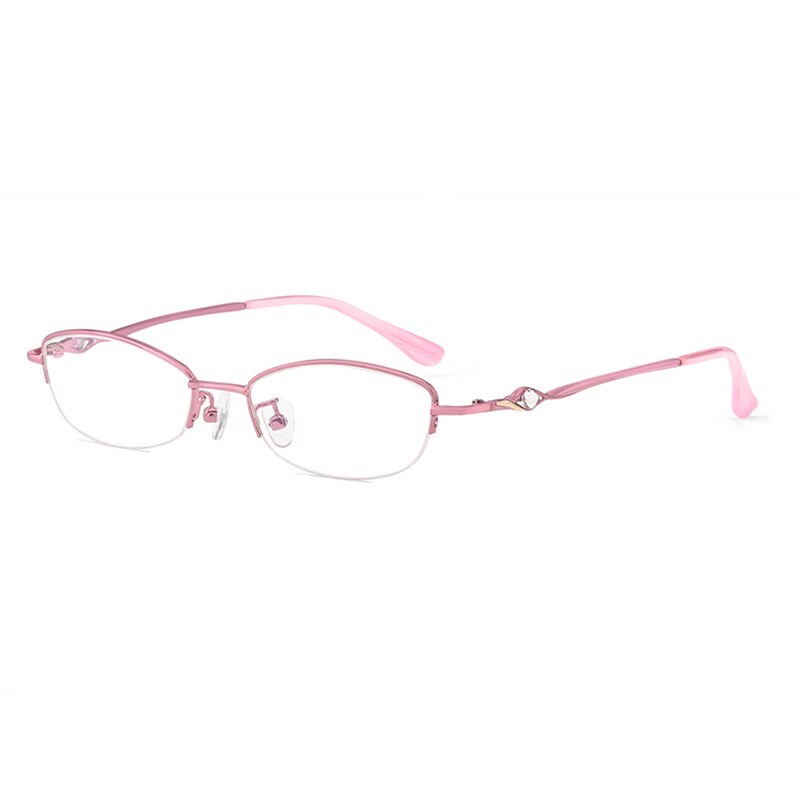Hotochki Women's Semi Rim Alloy Frame Reading Glasses 3039 Reading Glasses Hotochki