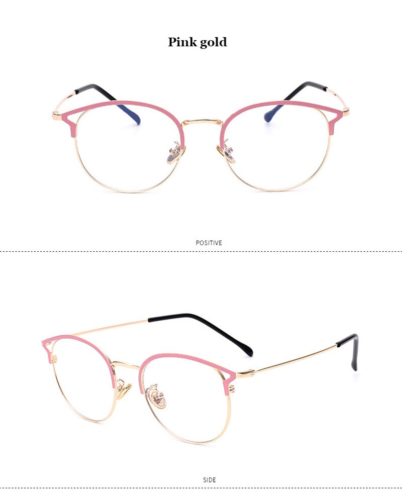 Hotochki Full Rim Cat Eye Alloy Frame Eyeglasses 9029 Full Rim Hotochki