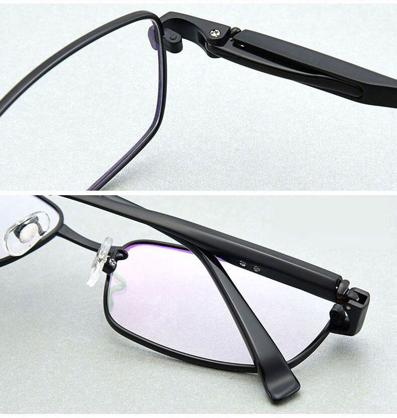 Hotochki Men's Full/Semi Rim Titanium Frame Progressive Reading Glasses 81133 Reading Glasses Hotochki