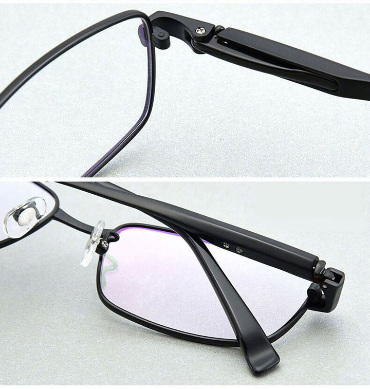 Hotochki Men's Full/Semi Rim Titanium Frame Progressive Reading Glasses 81133 Reading Glasses Hotochki