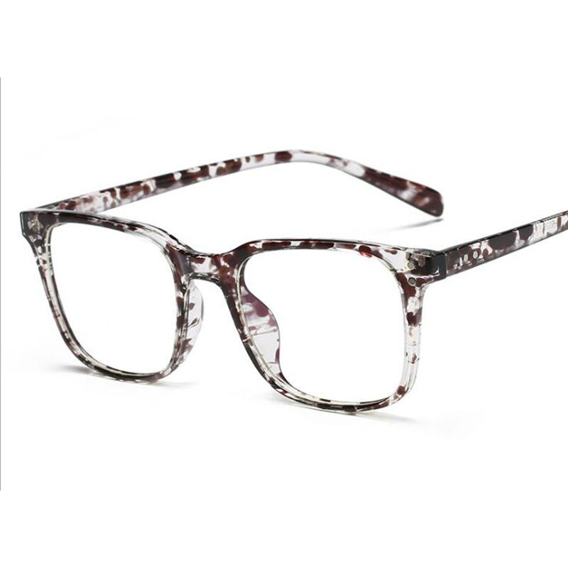 Hotochki Unisex Full Rim TR-90 Resin Square Acetate Frame Eyeglasses 5025 Full Rim Hotochki ink
