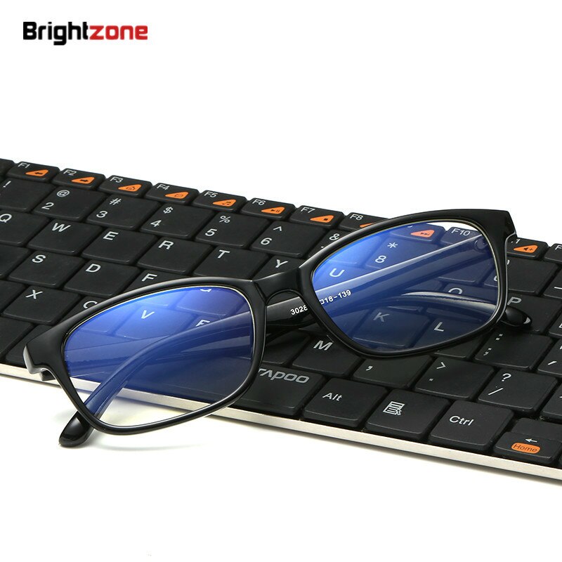 Brightzone Unisex Semi Rim Square Tr 90 Titanium Gaming Eyeglasses 5020 Semi Rim Brightzone