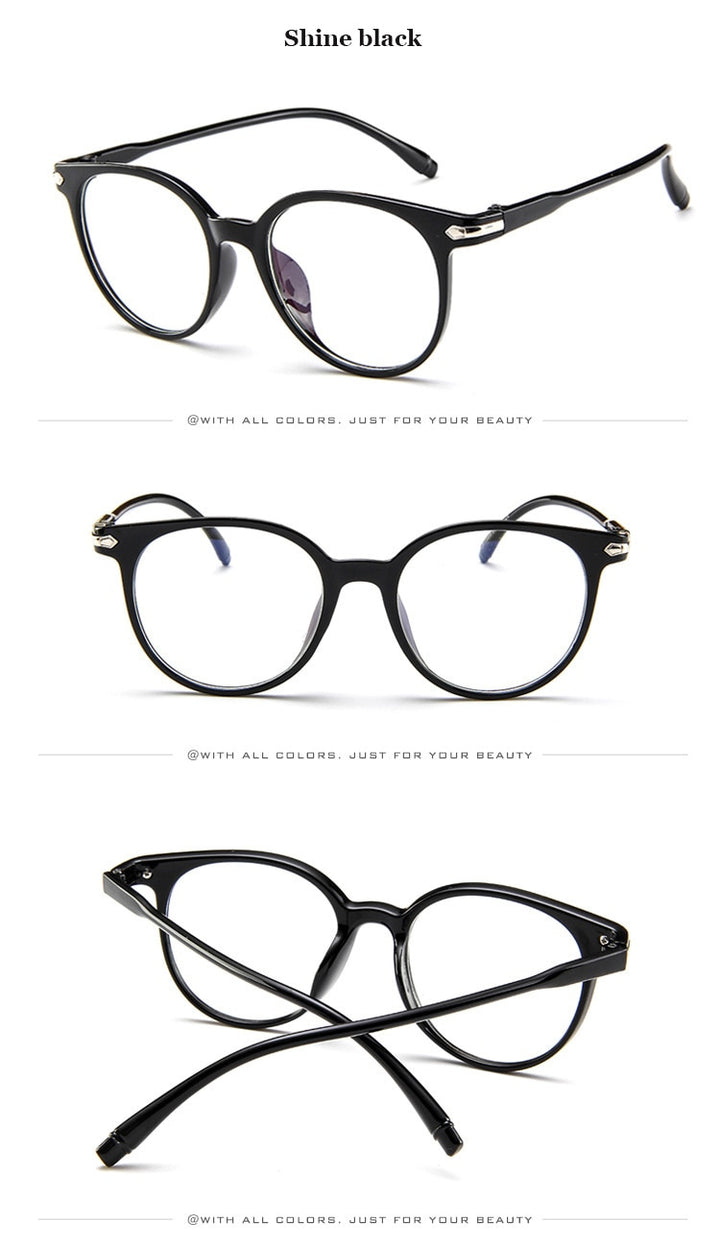 Hotochki Women's Full Rim Transparent Plastic Frame Eyeglasses 15959 Full Rim Hotochki