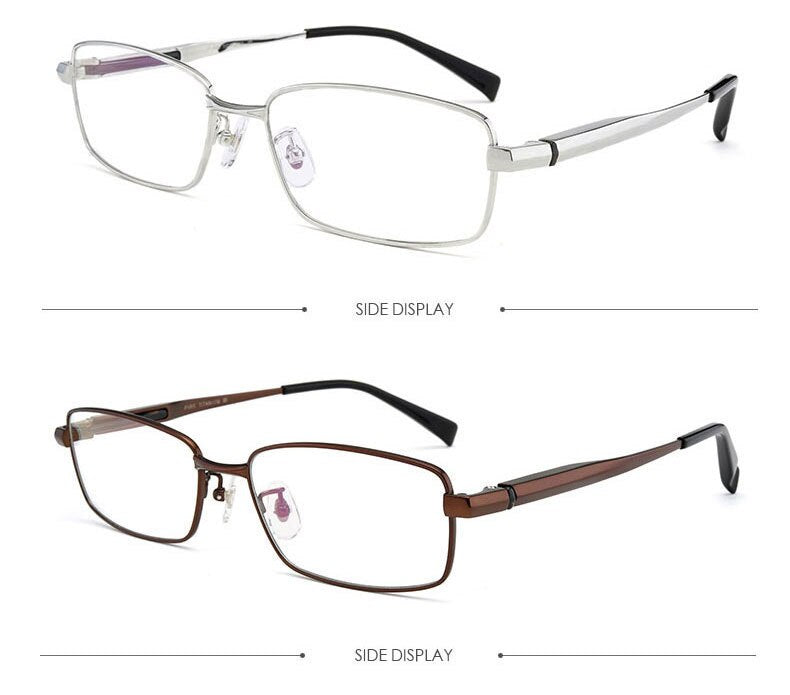 Hotochki Men's Full/Semi Rim Titanium Frame Progressive Reading Glasses 81133 Reading Glasses Hotochki