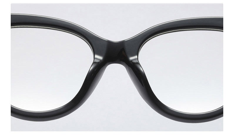 Hotony Women's Full Rim Cat Eye Acetate Frame Eyeglasses 92161 Full Rim Hotony
