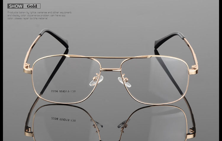 Hotochki Unisex Full Rim Round Box Alloy Frame Eyeglasses 2256 Full Rim Hotochki