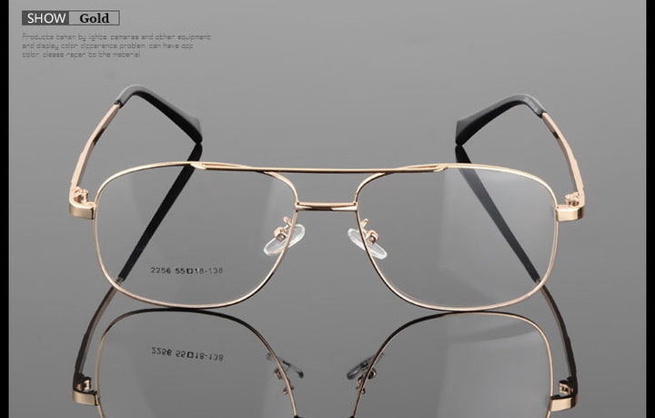 Hotochki Unisex Full Rim Round Box Alloy Frame Eyeglasses 2256 Full Rim Hotochki