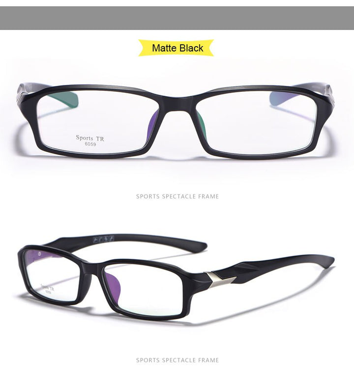 Hotochki Unisex Full Rim TR-90 Resin Frame Sport Eyeglasses 6059 Full Rim Hotochki
