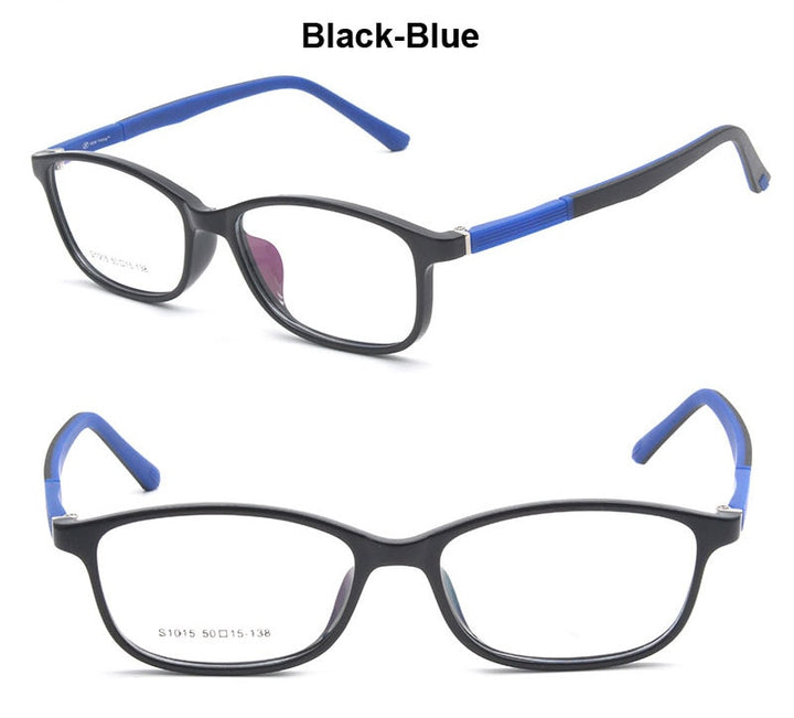 Reven Jate Unisex Full Rim Square Acetate Eyeglasses S1015 Full Rim Reven Jate