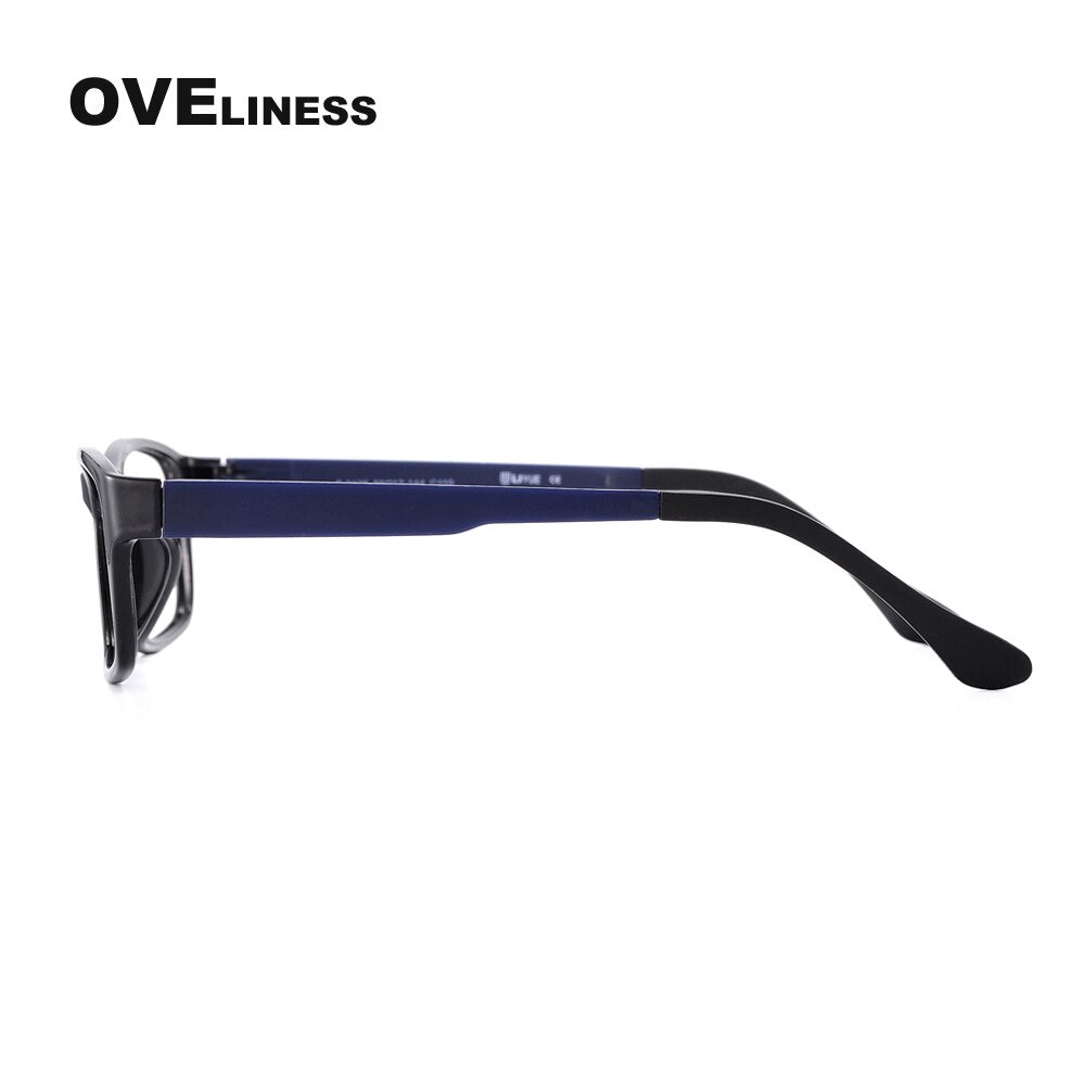 Oveliness Unisex Full Rim Square Tr 90 Titanium Eyeglasses 2126 Full Rim Oveliness