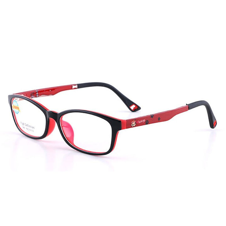 Reven Jate 5681 Child Glasses Frame For Kids Eyeglasses Frame Flexible Frame Reven Jate Red  