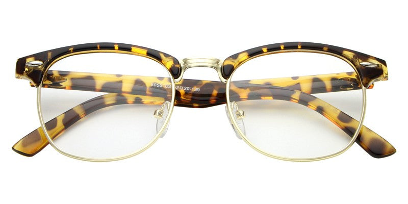 Hdcrafter Unisex Full Rim Round Acetate Frame Eyeglasses L8056 Full Rim Hdcrafter Eyeglasses